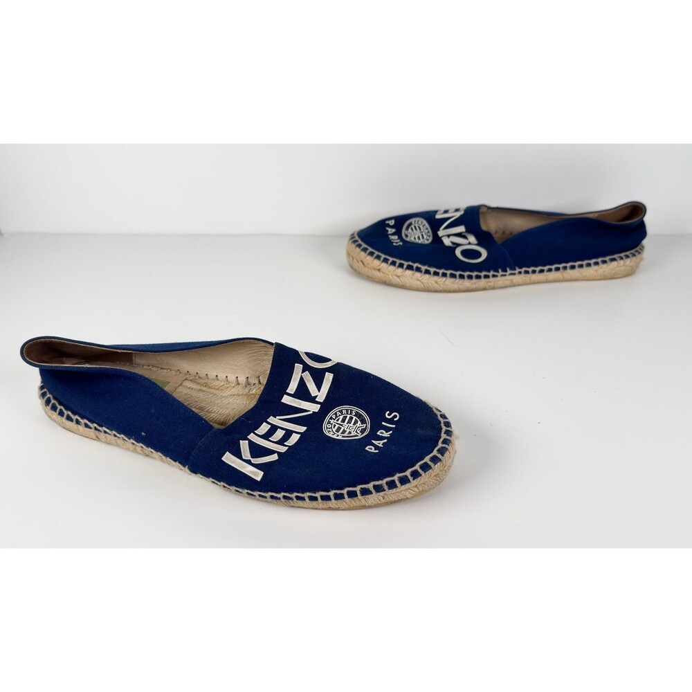 KENZO Paris Royal Blue Espadrille Women's Flats EU 40 US 10